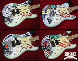 Finished To Order Billie Joe Armstrong Blue Replica with Squier & Seymour Duncan - Picture 1 of 24