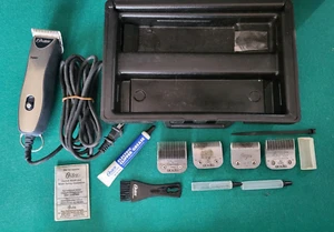 Oster Power Max Hair Clipper #78004-011 & Accessories  Hard Shell Carrying Case - Picture 1 of 17