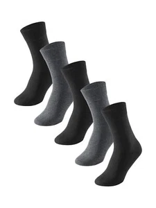 SCHIESSER 5 Pack Paar Herren-Socken Basic Business Classic Strümpfe Uni - Imagen 1 de 2