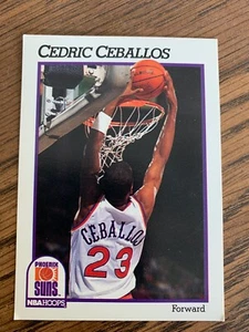 1991-92 NBA Hoops Basketball #417 Cedric Ceballos - Picture 1 of 2