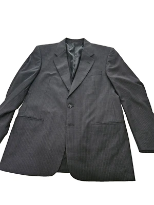 Chaqueta Blazer Estilo Esmoquin Negro Dos Botones Sartorial Para Hombre Louis Roth Talla 40R Foto 1 de 4