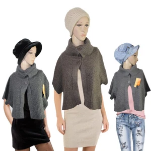 Cárdigan corto WARM cuello alto largo bolero chaleco NUEVO talla 40 42 44 - Imagen 1 de 14