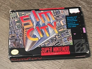 Sim City Super Nintendo Snes *Solo en caja* Sin juego - Imagen 1 de 7