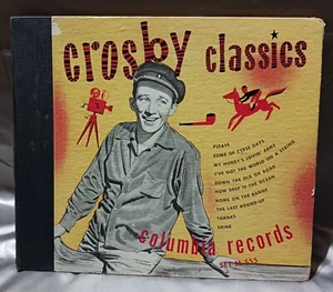 Crosby Classics- Set M-555 Booklet/Box Set of Five 78 RPM Records - Picture 1 of 5