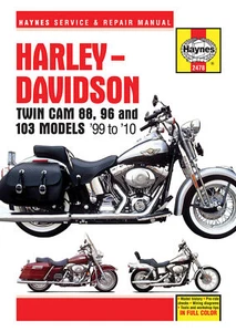 Haynes Repair/Service Manual '99-10 Harley Twin Cam 88/96/103 (M2478) - Picture 1 of 1