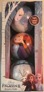 Disney ~ Frozen II ~ Bouncy Balls ~ 3 Ball Set ~ Brand New ~ Factory Sealed  - Picture 1 of 5