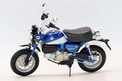 Aoshima Diecast Motorcycle 1/12 Scale Honda Monkey 125 Motorbike Toy Model Gift - Image 1 of 4