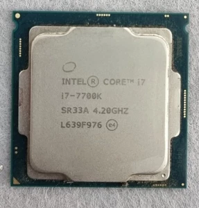 Intel Core i7-7700K 4.2GHz 8MB Cache Quad Core Kaby Lake LGA 1151 CPU - Picture 1 of 1