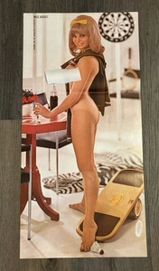 Foto rubia pin-up sexy vintage con tablero bongo y tablero de dardos - Imagen 1 de 1