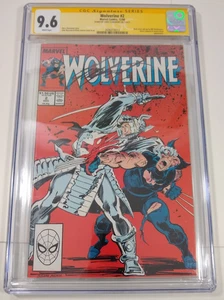 Wolverine 2 CGC 9.6 NM+ SS Signature Series Claremont Signed White Pages 1988 - Picture 1 of 7