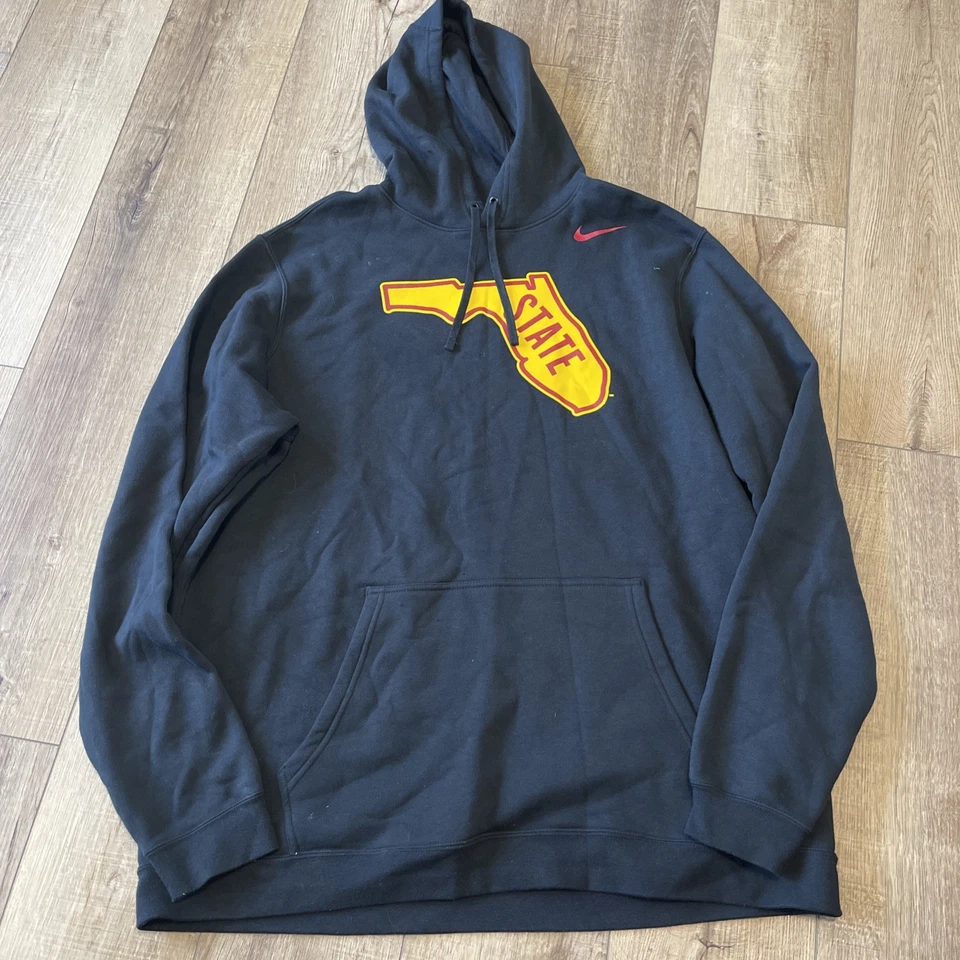 Florida State Seminoles Hoodie Sweatshirt Mens XXL Tall Black Nike FSU Soft - Image 1 of 4