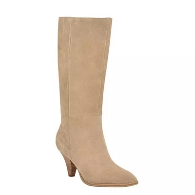 NUEVAS Botas para Mujer Nine West Ceynote Gamuza Hasta la Rodilla Talla 7.5M Foto 1 de 4