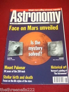ASTRONOMY NOW - FACE ON MARS - JUNE 1998 - Picture 1 of 1