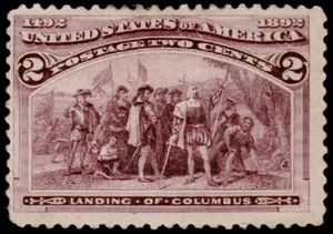United States Scott 231 (1893) Mint H OG F, CV $12.50 C - Picture 1 of 1