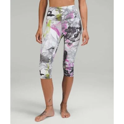 Leggings cortos Lululemon Throwback Align HR 17" talla 4 unicornio retro  Foto 1 de 4