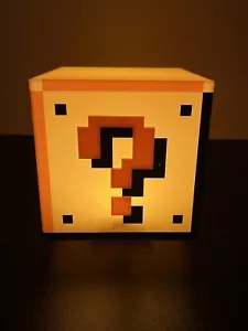 Nintendo Super Mario Bros Question Block Light w/Sound Collectors 2015 Paladone - Picture 1 of 9