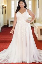 NEW - Michelle Bridal White Wedding Gown Size 20 Dress
