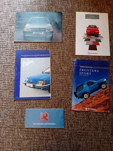 Vauxhall Carlton Cavalier Royale Kadett Frontera Uk Sales Brochures x5 '78-'97 - Picture 1 of 20