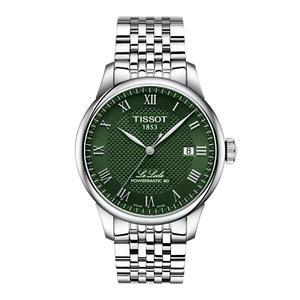 *BRAND NEW* Tissot Le Locle Powermatic 80 Green Dial Men's Watch T0064071109300 - Picture 1 of 5