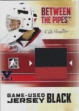2010-11 ITG Final Vault Between The Pipes Jerseys Black #M60 Keith Hamilton 1V1 