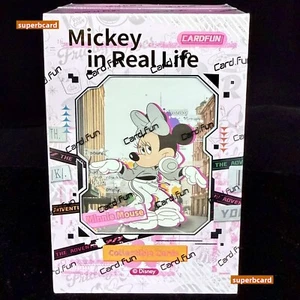 Card Fun Disney Mickey Minnie & Friends in Real Life Collectible Card Box Sealed - Picture 1 of 18