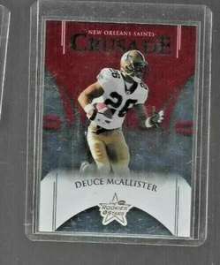 Tarjeta de fútbol americano Leaf Rookie Stars 2004 C-9 DEUCE McALLISTER 1164/1250 - Imagen 1 de 2