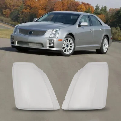 2 Pcs for Cadillac STS 2005-2011, STS-V 2006-2009 L&R Side Headlight Covers Foto 1 de 4