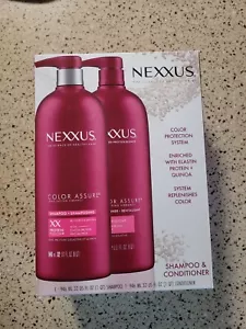 Nexxus Color Assure Shampoo and Conditioner with Protein Fusion 2 pk 32oz Ea NIB - Picture 1 of 7
