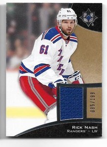 2015-16 UD Ultimate Collection Jersey #21 RICK NASH serial # 95/199