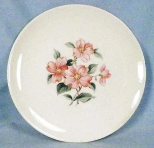 Universal Ballerina Pink Dogwood Saucer Vintage Dinnerware Retro - Picture 1 of 2