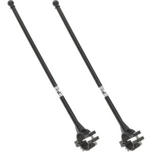 2 Pezzi Manubrio Bandiera Bici Espositore Supporto Bicicletta Bambino Staffa - Foto 1 di 12