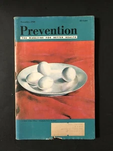 Prevention Magazine November 1960 A Study In Real White Elizabeth Davis Wolpert - Imagen 1 de 2