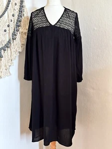 Zara Kleid mit Spitze Schwarz Gr. XS - Bild 1 von 6