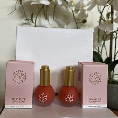 Em Cosmetics Color Drops Serum BlushDrops  Sz.34oz Fl Color Sunset, Sky Set Of 2 - Image 1 of 4