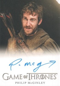 Game Of Thrones Season 8, Philip McGinley (Anguy) Autograph Card