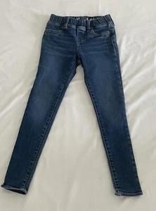 Gap Kids Girls Jeans Size  8 Denim Stretch Elastic Waist Pull On Jegging - Picture 1 of 12