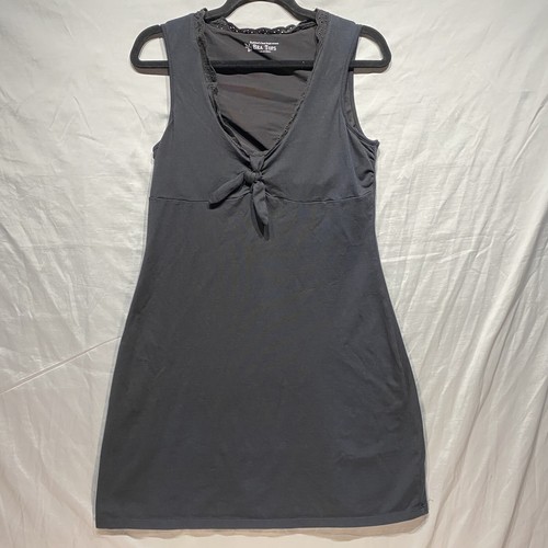 UNDERCOVER Reggiseno vintage Victoria's Secret top abito collo a V occhiello finitura cravatta reggiseno a mensola anteriore taglia L