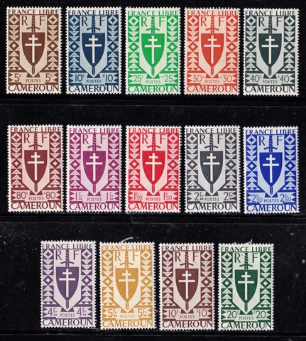 Cameroun stamps #282 - 295, MH OG, complete set - FREE SHIPPING!! Cover