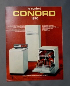 PUB PUBLICITE ANCIENNE ADVERT CLIPPING 150917 / ELECTROMENAGES CONORD LE CONFORT - Picture 1 of 1