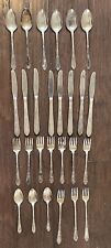 37 Rogers IS Silverplate Forks, Knives, Spoons, 1937 Cotillion Flatware Lot