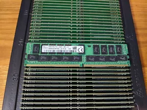 Hynix 32gb PC4-2400T 2Rx4 DDR4 ECC RDIMM Reg Server Memory HMA84GR7MFR4N-UH - Photo 1/3