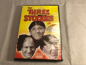 NEW THREE STOOGES IN 4 HILARIOUS EPISOSDES DVD  - Picture 1 of 4