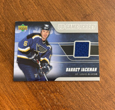 Barret Jackman 2006-07 Upper Deck UD Game Jersey J-BA St. Louis Blues