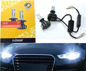 Luz De Cabeza LED Blanca H3 24W Dos Bombillas Reemplazo Retrofit Alta Intensidad - Imagen 1 de 12