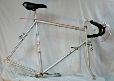 Cuadro de bicicleta de carretera Stella 1975 61 cm XLarge Simplex Weinmann acero con orugas remitente de EE. UU. Foto 1 de 4