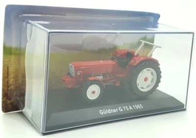 Hachette 1/43 Scale Model Tractor HL15 - 1965Guldner G75 A - Red - Image 1 of 4