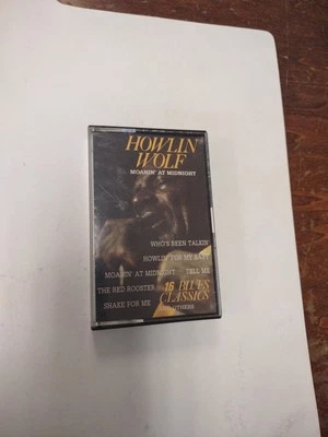 HOWLIN' WOLF - MOANIN' AT MIDNIGHT CASSETTE TAPE LIKE NEW OOP  - Image 1 of 3