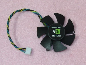 Cooler Fan For NVIDIA Video PLD05010S12M 47mm 4 Pin Graphics Card - Afbeelding 1 van 2
