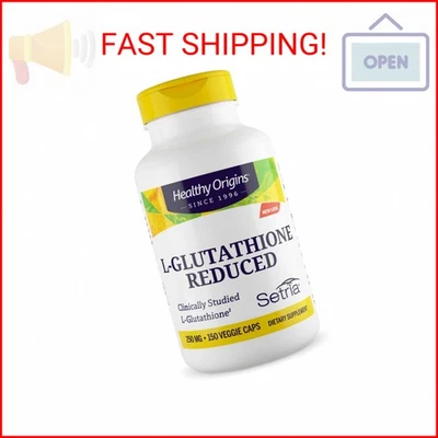 L-глутатион Healthy Origins 250 мг (сетрия, без ГМО, без глютена, антиоксидант, - Изображение 1 из 2