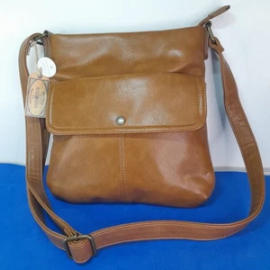 Fat Face Vegan Friendly Faux Leather Shoulder Bag - Picture 1 of 17